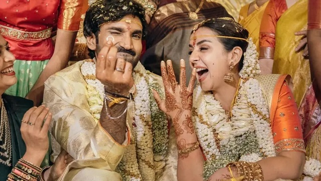 Actor Aadhi and Nikki Galrani Marriage Stills