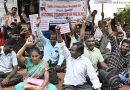 Visually-Impaired Protest for Employment Opportunities in Chennai