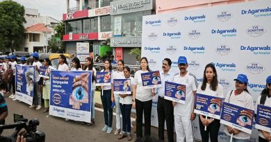 Dr Agarwals Eye Hospital Organises Human Chain to Promote Eye Donation