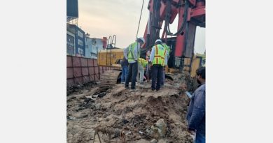 Ongoing Strength Testing for Elevated Expressway Pillars