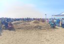 Sculpting Awareness: SRMIST’s Sand Art Campaign at Elliot’s Beach Highlighting Ocean Pollution