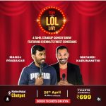 KYN PRESENTS ‘LOL LIVE’ – A TAMIL STAND-UP COMEDY SHOW FEATURING CHENNAI’S FINEST COMEDIANS